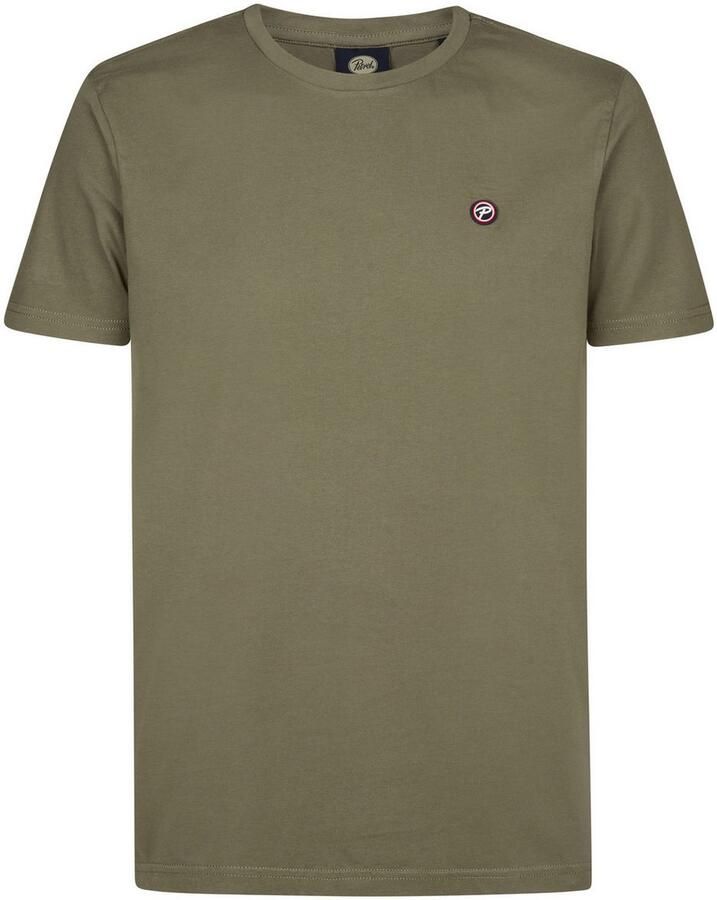 Petrol Industries Shirt met ronde hals met geborduurd logo - Foto 2