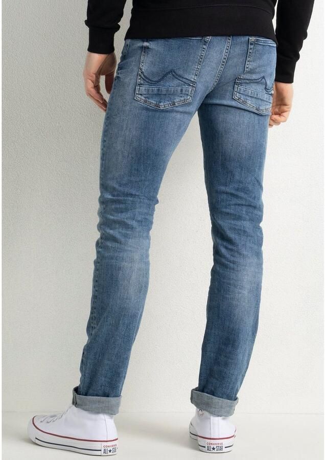 Petrol Industries slim fit jeans Seaham met riem medium vintage - Foto 10