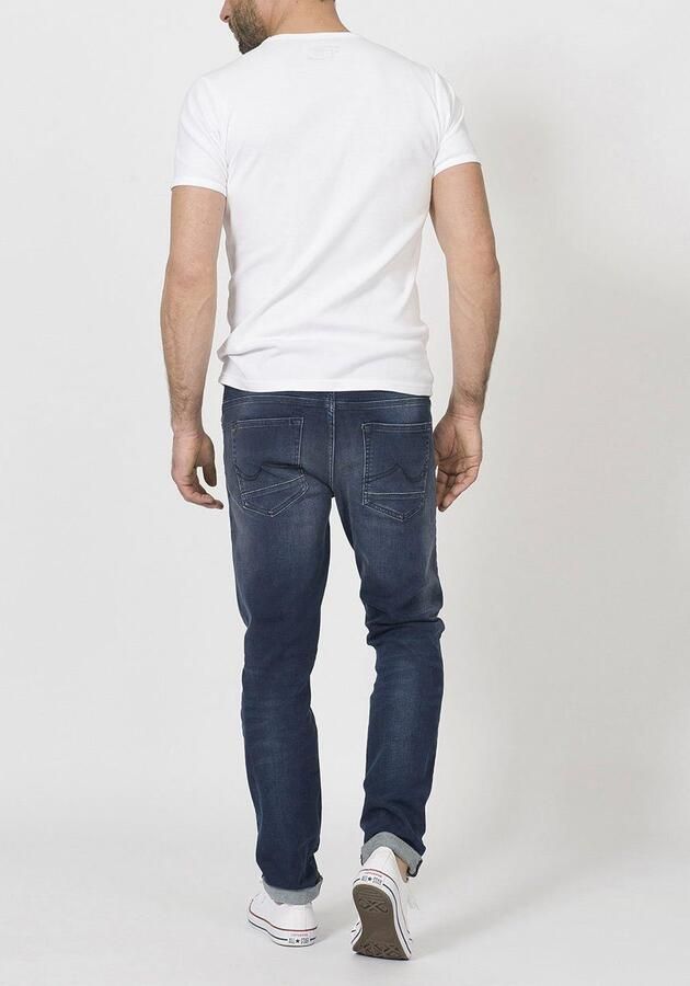 Petrol Industries slim fit jeans SEAHAM met riem cloudy sky - Foto 6