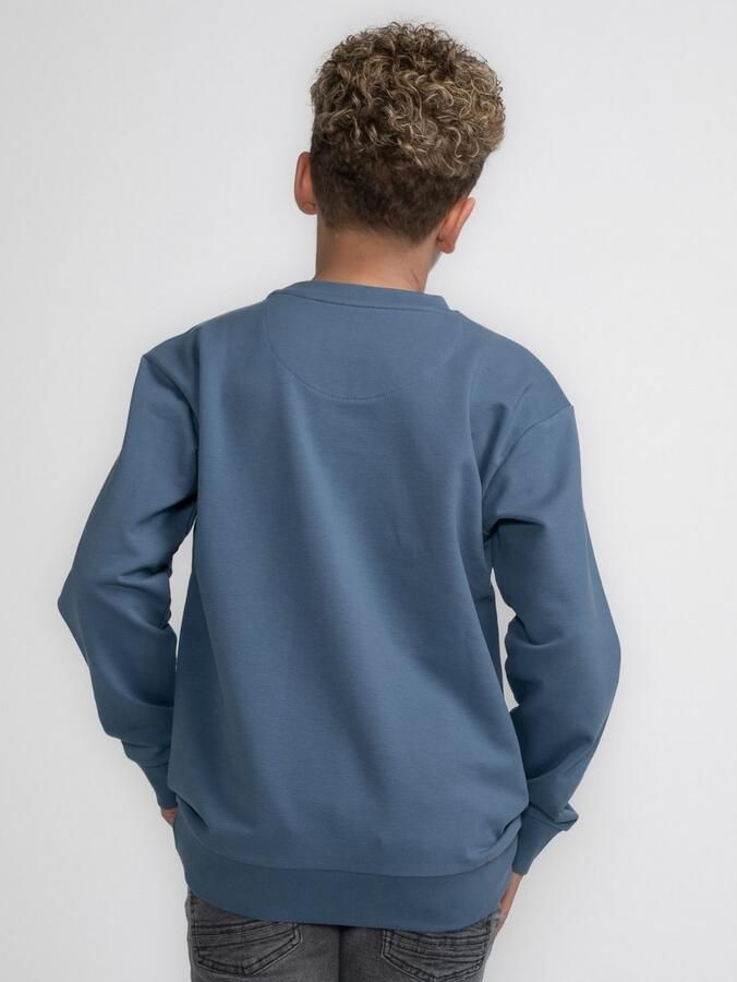 Petrol Industries Sweater met reliëf op de borst - Foto 3