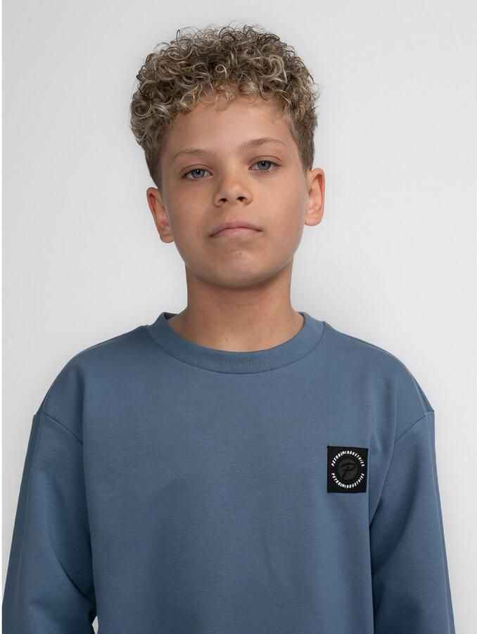 Petrol Industries Sweater met reliëf op de borst - Foto 2