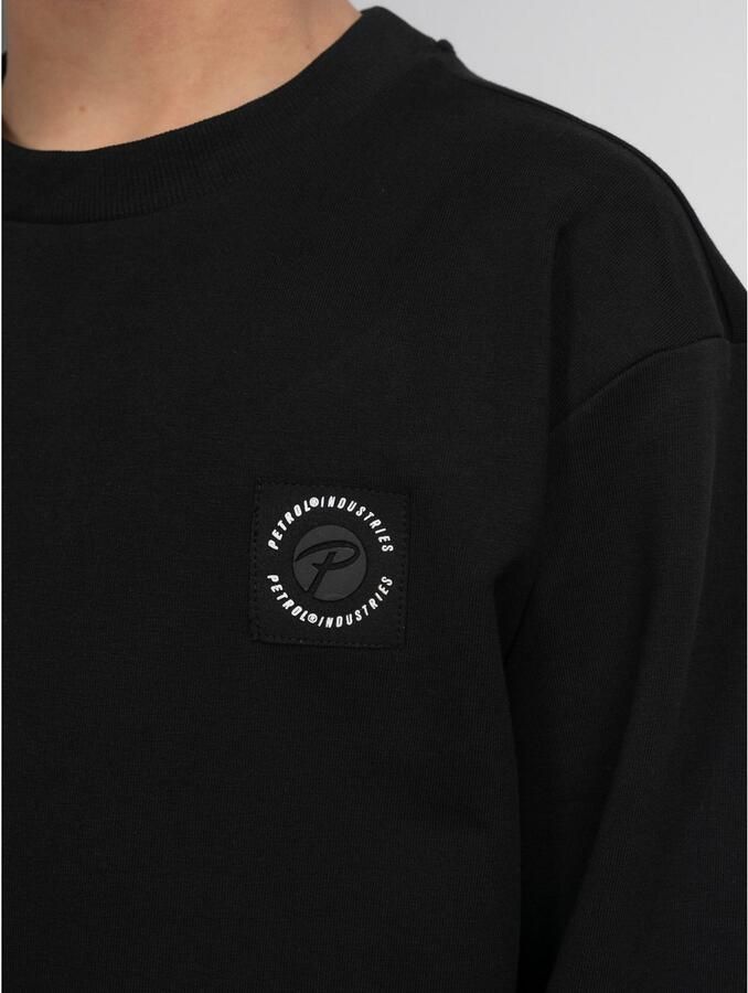 Petrol Industries Sweater met reliëf op de borst - Foto 2