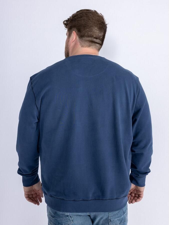 Petrol industries Plus Size sweater met printopdruk petrol blue - Foto 3