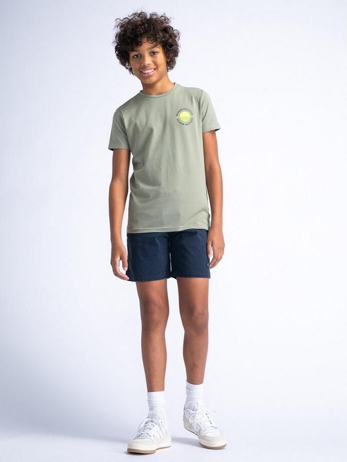 Petrol Industries T-shirt kaki Groen Jongens Katoen Ronde hals Effen 116 - Foto 7