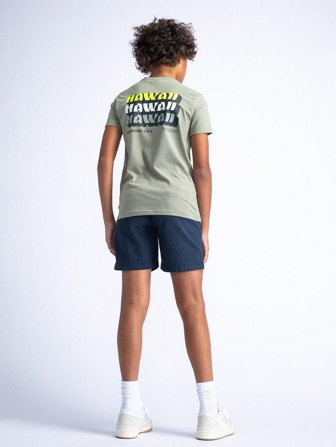 Petrol Industries T-shirt kaki Groen Jongens Katoen Ronde hals Effen 116 - Foto 8