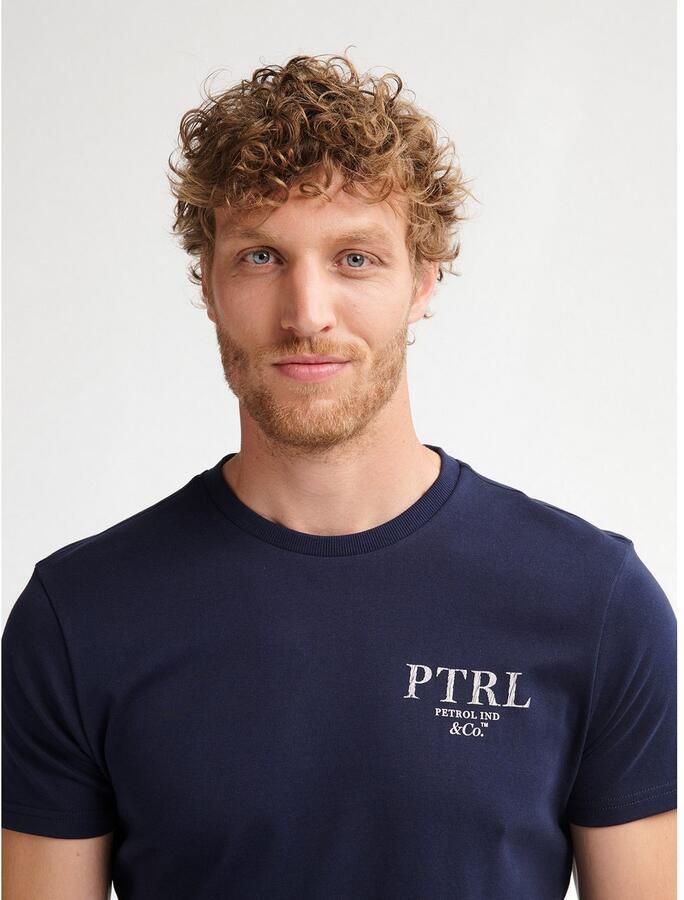 Petrol Industries T-shirt met logo-opschrift - Foto 3