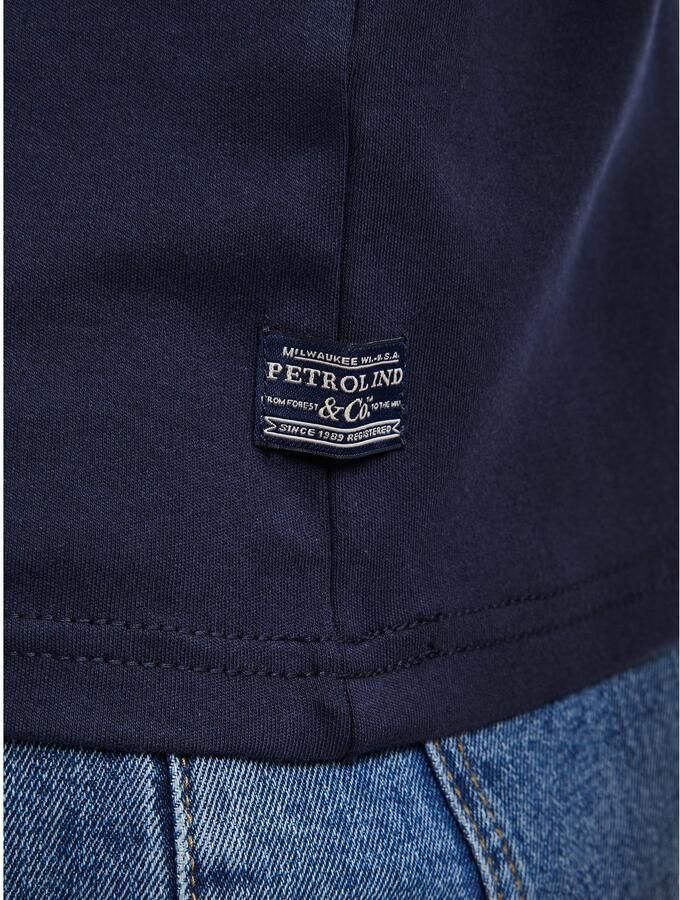 Petrol Industries T-shirt met logo-opschrift - Foto 5