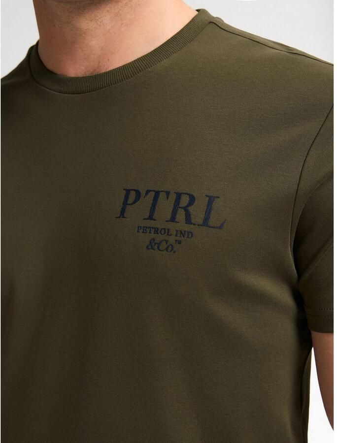Petrol Industries T-shirt met logo-opschrift - Foto 3