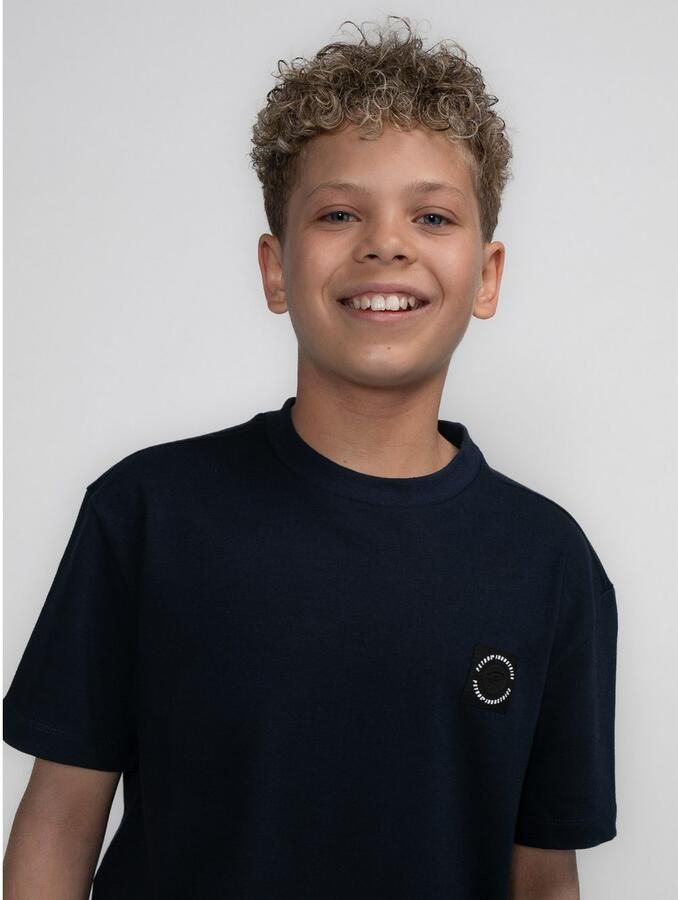 Petrol Industries T-shirt met reliëf op de borst - Foto 3