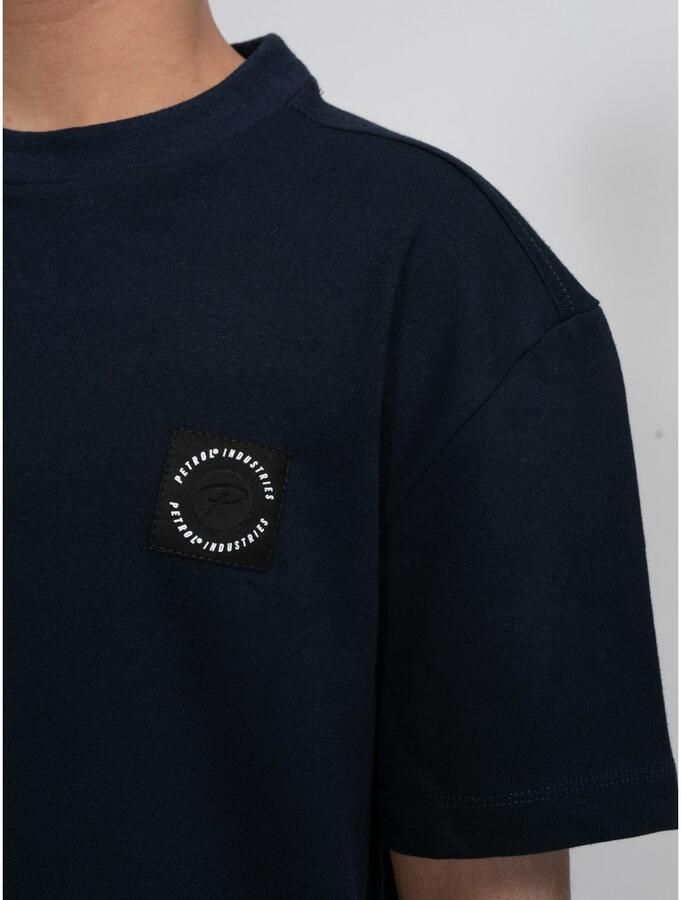 Petrol Industries T-shirt met reliëf op de borst - Foto 2