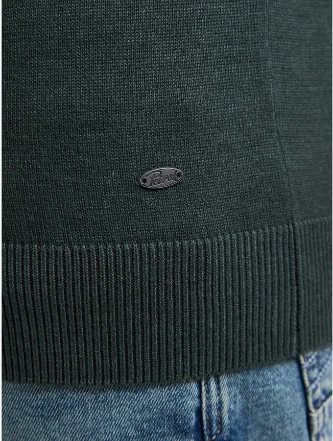 Petrol Industries Trui met ronde hals Materiaalmix met katoenpercentage - Foto 4