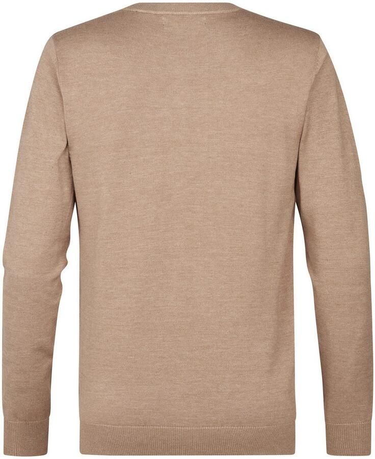 Petrol Industries Trui met V-hals V-Neck Basi Materiaalmix met katoenpercentage - Foto 2
