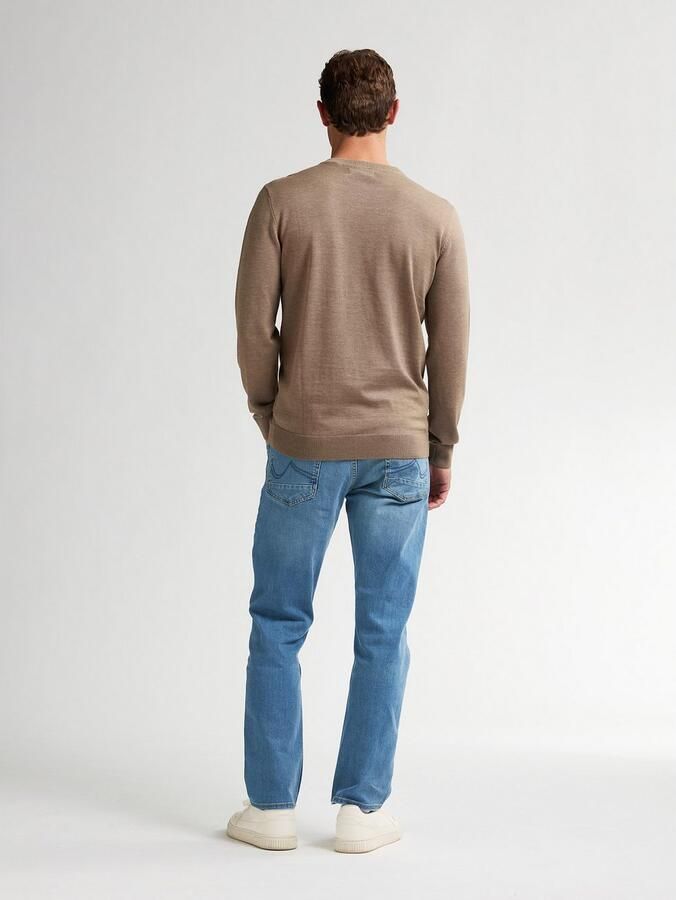 Petrol Industries Trui met V-hals V-Neck Basi Materiaalmix met katoenpercentage - Foto 8