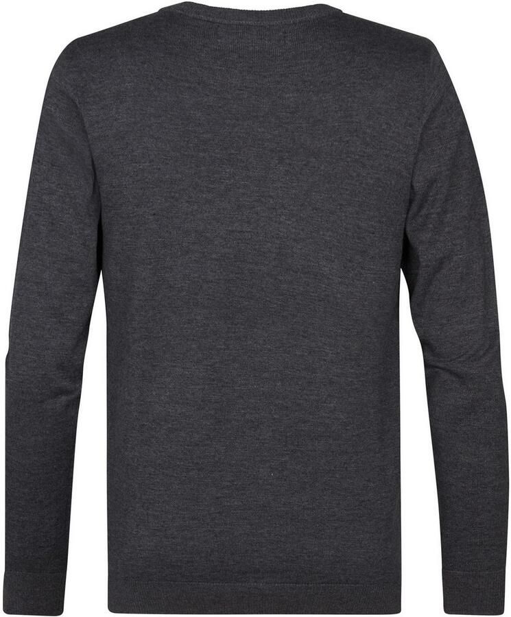 Petrol Industries Trui met V-hals V-Neck Basi Materiaalmix met katoenpercentage - Foto 2