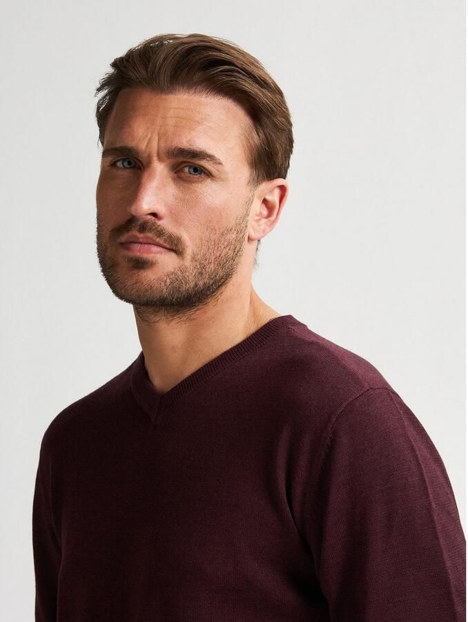 Petrol Industries Trui met V-hals V-Neck Basi Materiaalmix met katoenpercentage - Foto 5