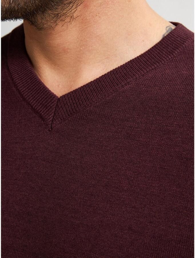 Petrol Industries Trui met V-hals V-Neck Basi Materiaalmix met katoenpercentage - Foto 3