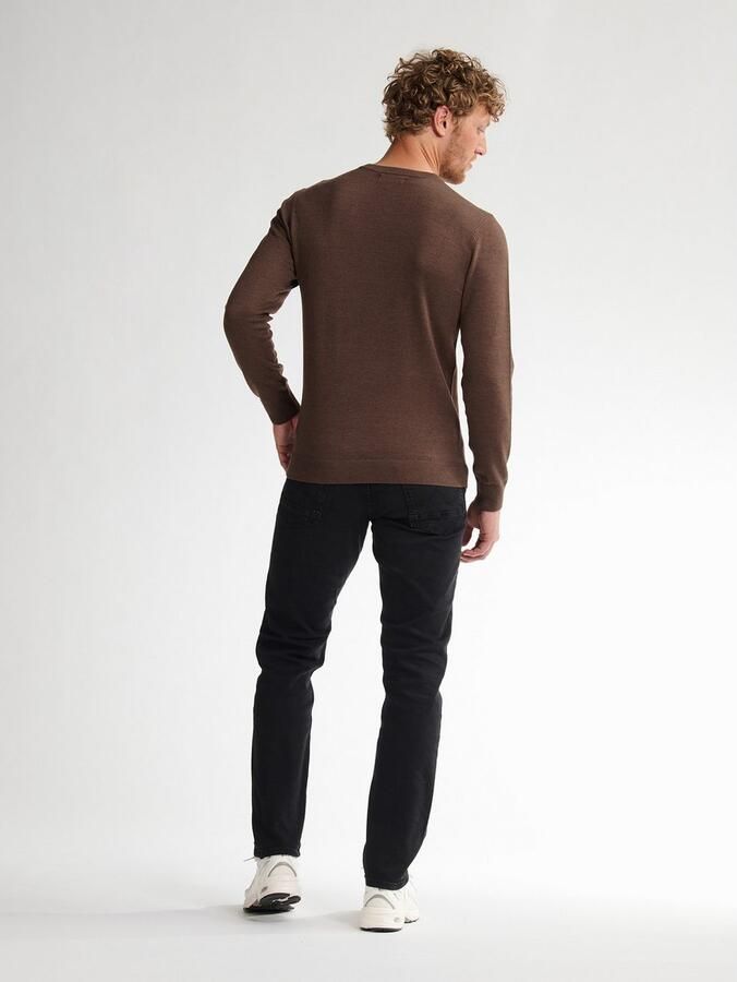 Petrol Industries Trui met V-hals V-Neck Basi Materiaalmix met katoenpercentage - Foto 7