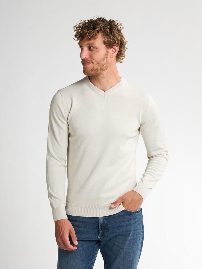 Petrol Industries Trui met V-hals V-Neck Basi Materiaalmix met katoenpercentage - Foto 11