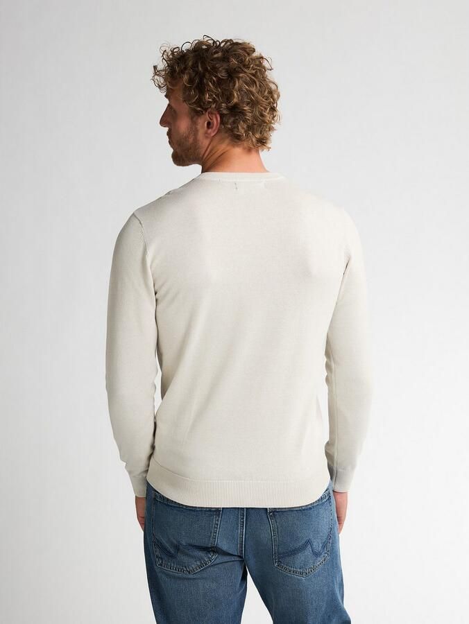 Petrol Industries Trui met V-hals V-Neck Basi Materiaalmix met katoenpercentage - Foto 8