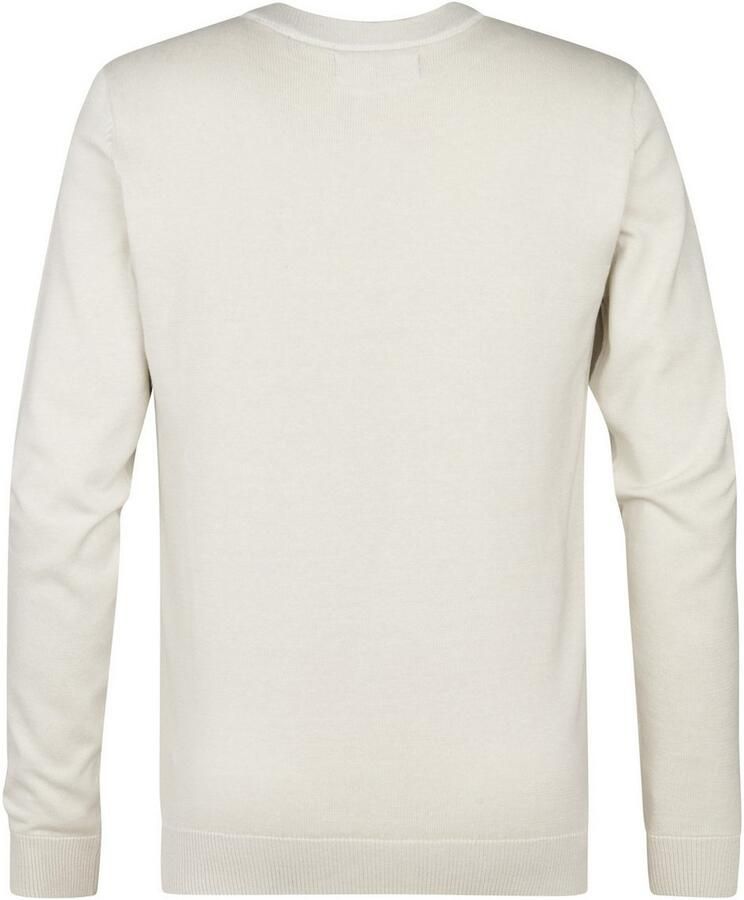 Petrol Industries Trui met V-hals V-Neck Basi Materiaalmix met katoenpercentage - Foto 3