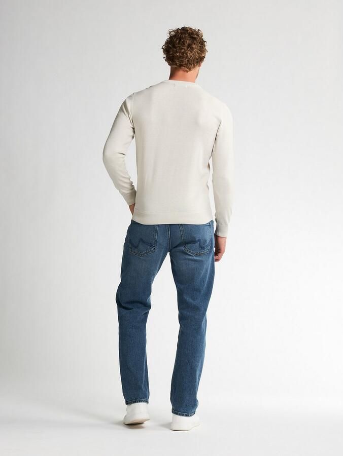 Petrol Industries Trui met V-hals V-Neck Basi Materiaalmix met katoenpercentage - Foto 10