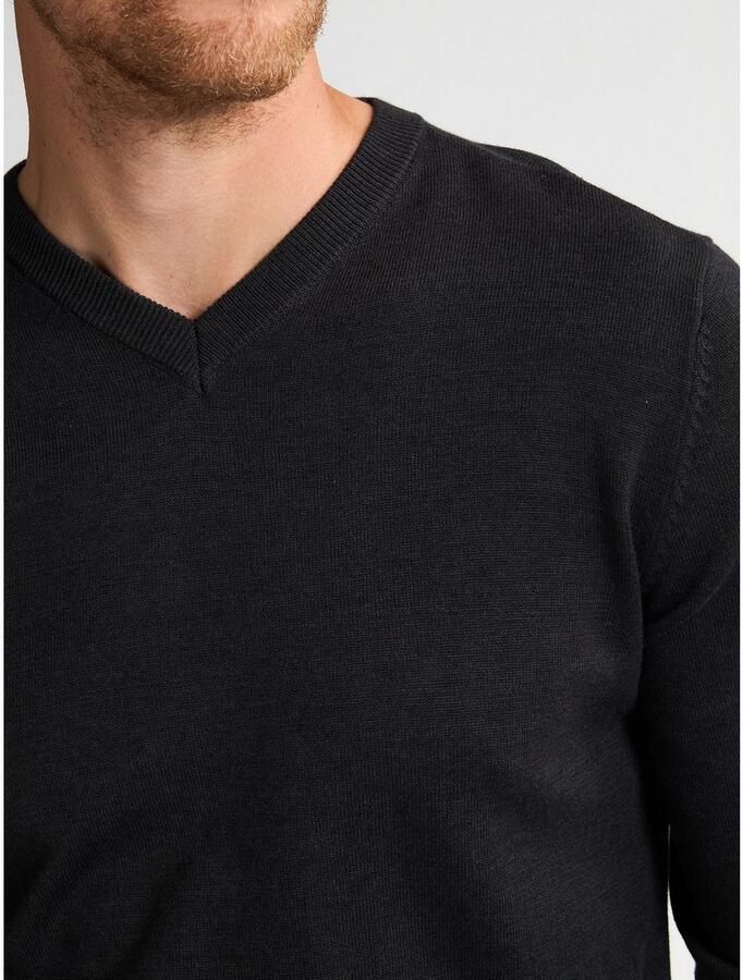 Petrol Industries Trui met V-hals V-Neck Basi Materiaalmix met katoenpercentage - Foto 4