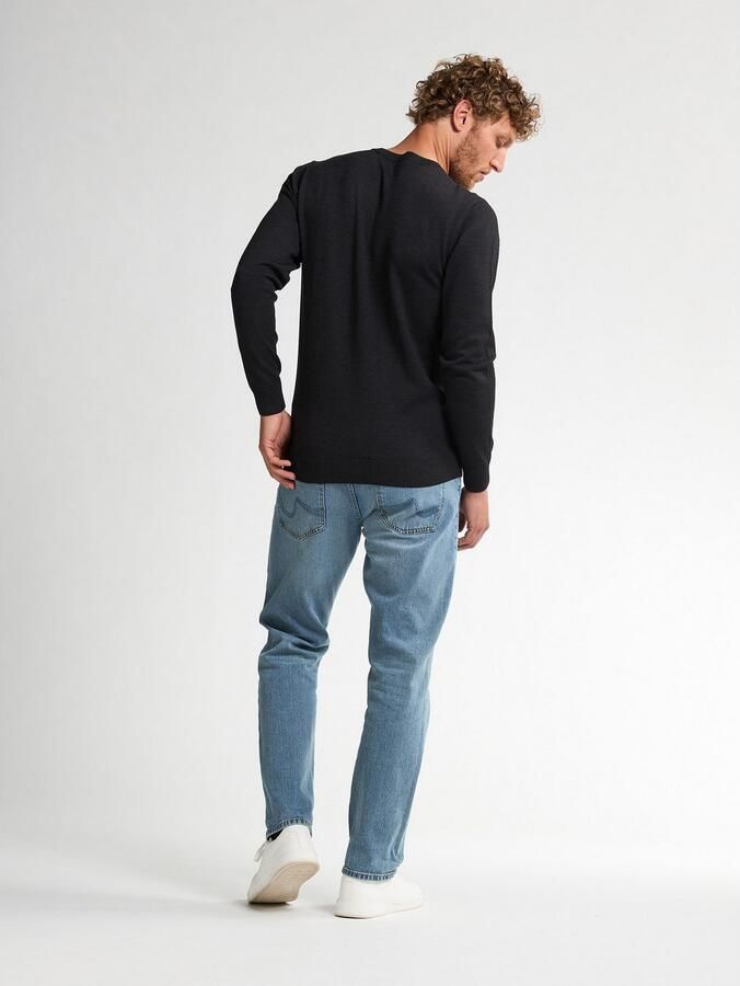 Petrol Industries Trui met V-hals V-Neck Basi Materiaalmix met katoenpercentage - Foto 8