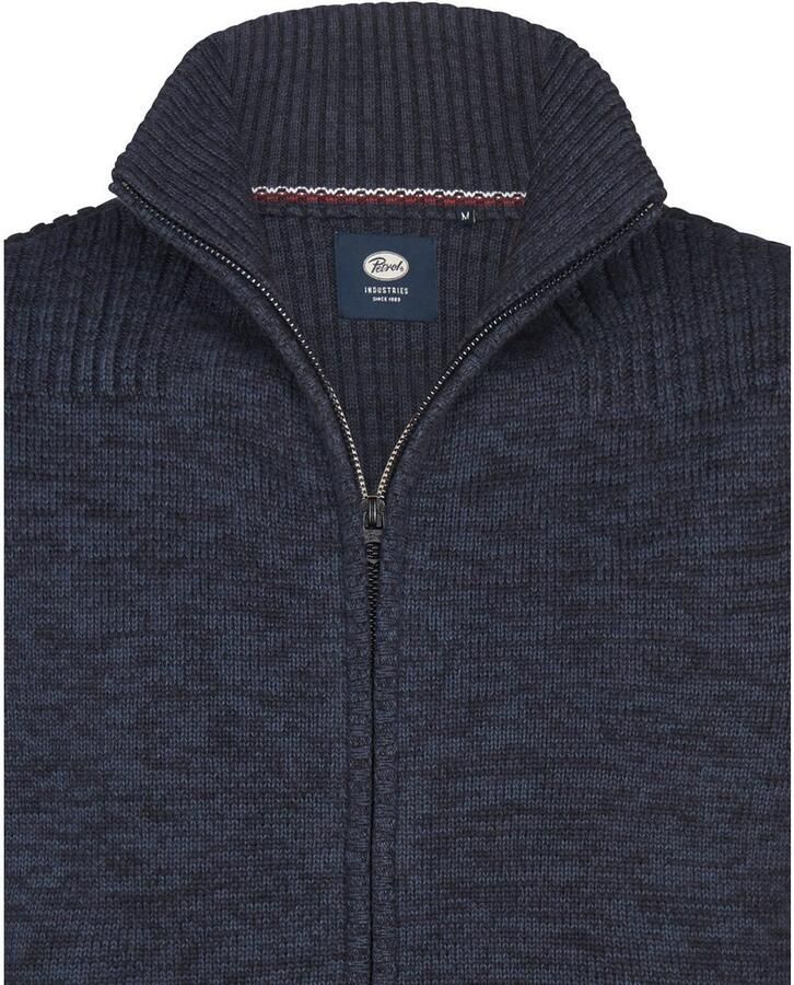 Petrol Industries Vest met opstaande kraag