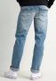 Petrol Industries slim straight fit jeans met riem SEAHAM TRACKER light stone - Thumbnail 2