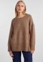 Pieces Trui met ronde hals PCNANCY LS LOOSE O-NECK KNIT NOOS BC - Thumbnail 1