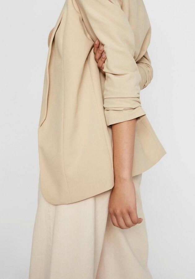 Pieces Blouseblazer PCBOSELLA 3 4 BLAZER NOOS met plooidetail op de mouw - Foto 6