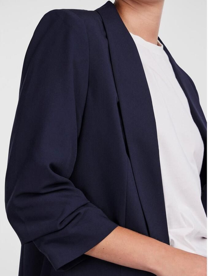 Pieces Blouseblazer PCBOSELLA 3 4 BLAZER NOOS met plooidetail op de mouw