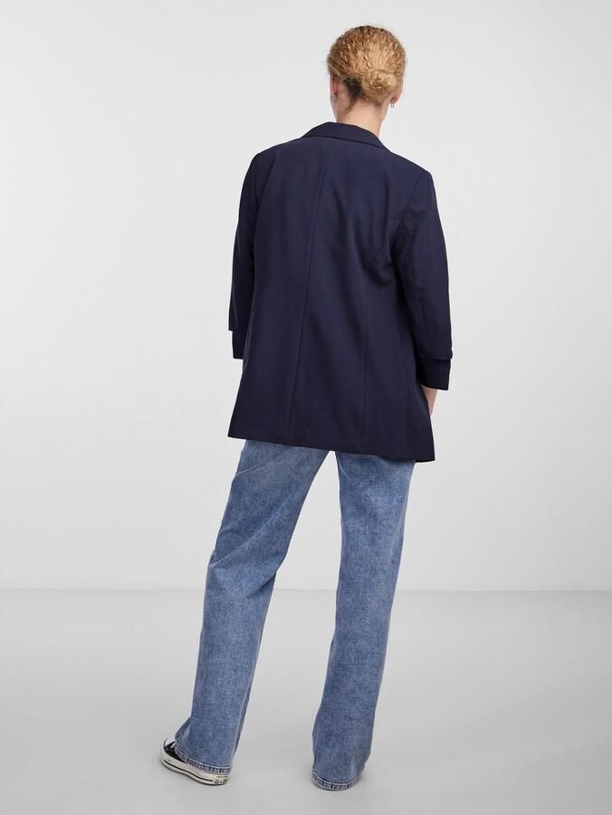 Pieces Blouseblazer PCBOSELLA 3 4 BLAZER NOOS met plooidetail op de mouw - Foto 4