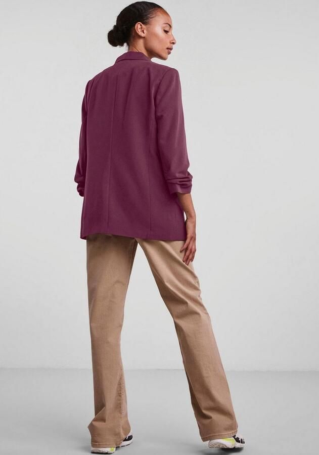 Pieces Blouseblazer PCBOSELLA 3 4 BLAZER NOOS met plooidetail op de mouw - Foto 4