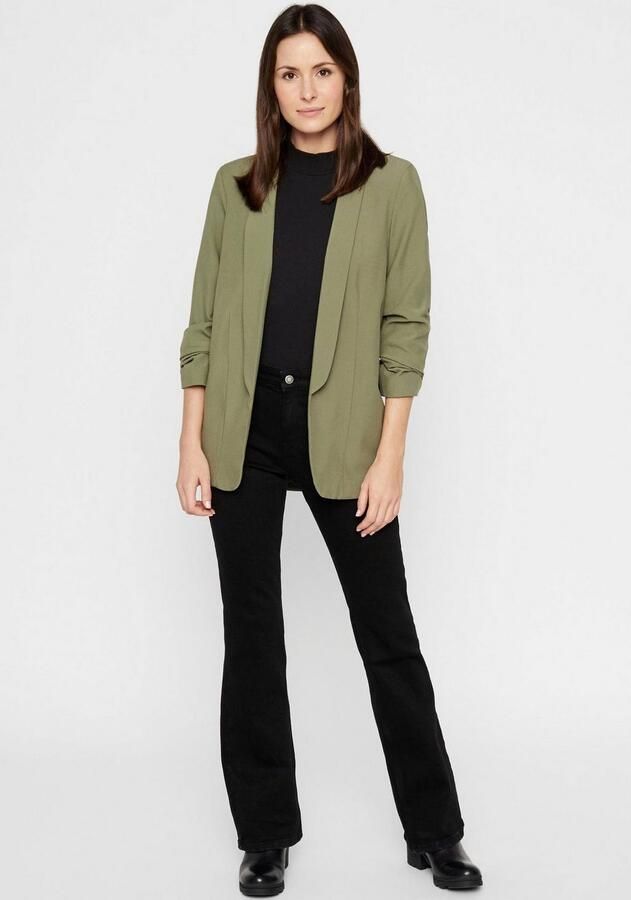 Pieces Blouseblazer PCBOSELLA 3 4 BLAZER NOOS met plooidetail op de mouw - Foto 5