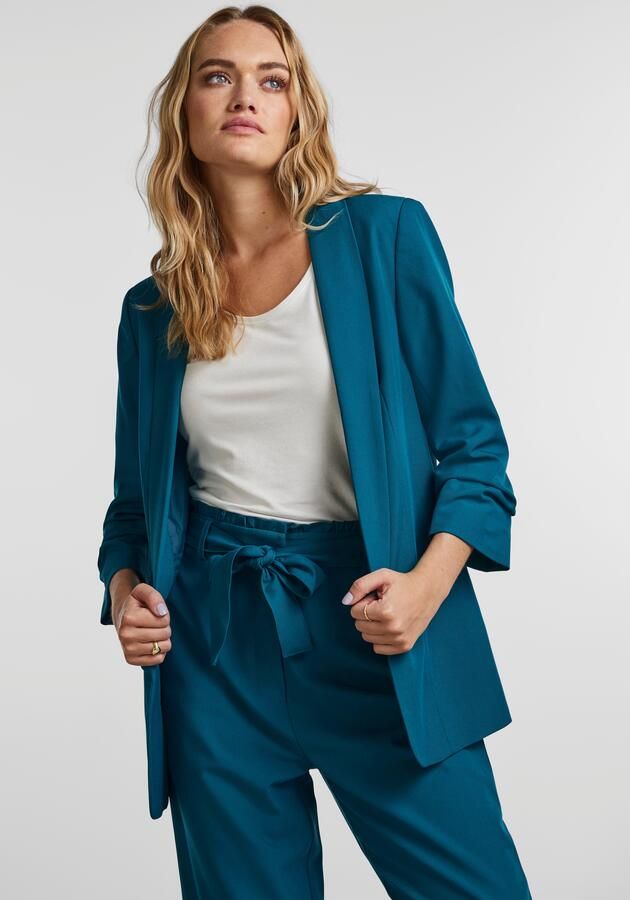 Pieces Blouseblazer PCBOSELLA 3 4 BLAZER NOOS met plooidetail op de mouw - Foto 4