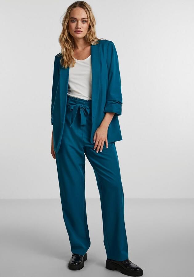 Pieces Blouseblazer PCBOSELLA 3 4 BLAZER NOOS met plooidetail op de mouw