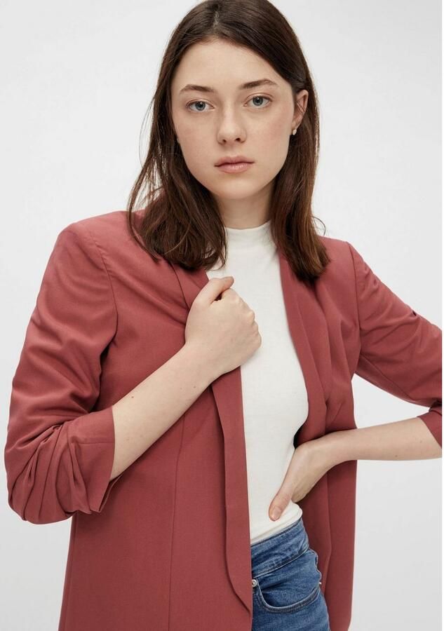 Pieces Blouseblazer PCBOSELLA 3 4 BLAZER NOOS met plooidetail op de mouw - Foto 4