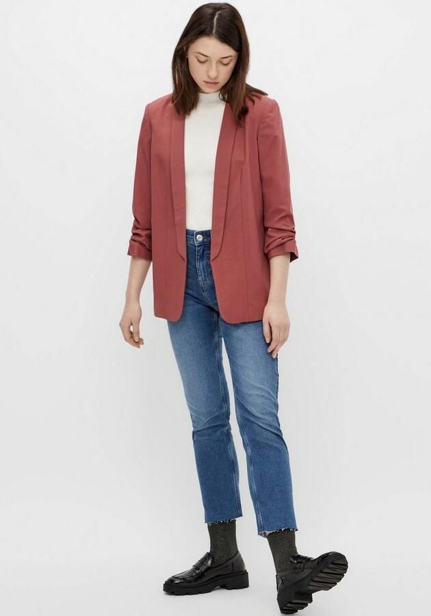 Pieces Blouseblazer PCBOSELLA 3 4 BLAZER NOOS met plooidetail op de mouw - Foto 6