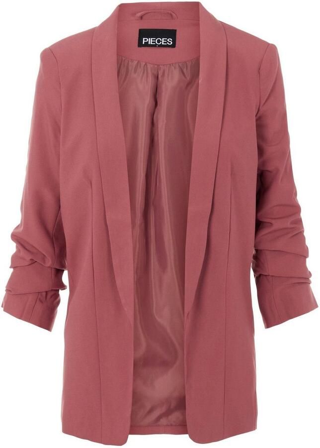 Pieces Blouseblazer PCBOSELLA 3 4 BLAZER NOOS met plooidetail op de mouw