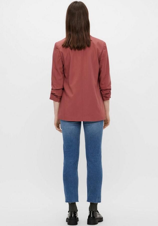 Pieces Blouseblazer PCBOSELLA 3 4 BLAZER NOOS met plooidetail op de mouw - Foto 7