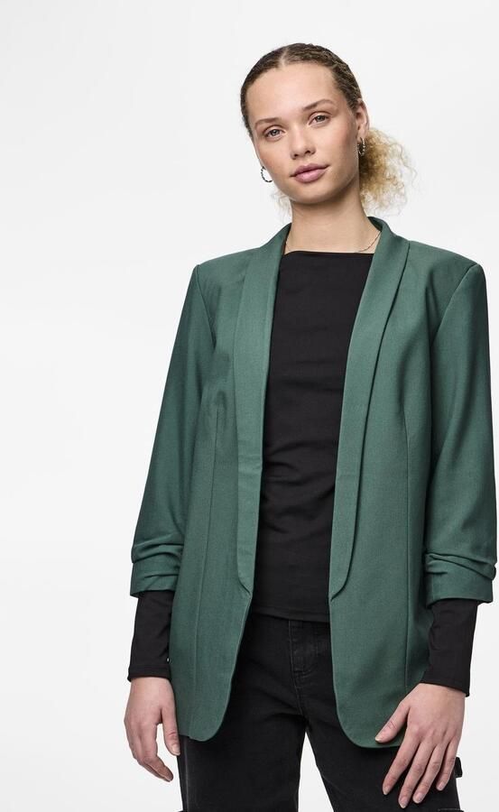 Pieces Blouseblazer PCBOSELLA 3 4 BLAZER NOOS met plooidetail op de mouw - Foto 12