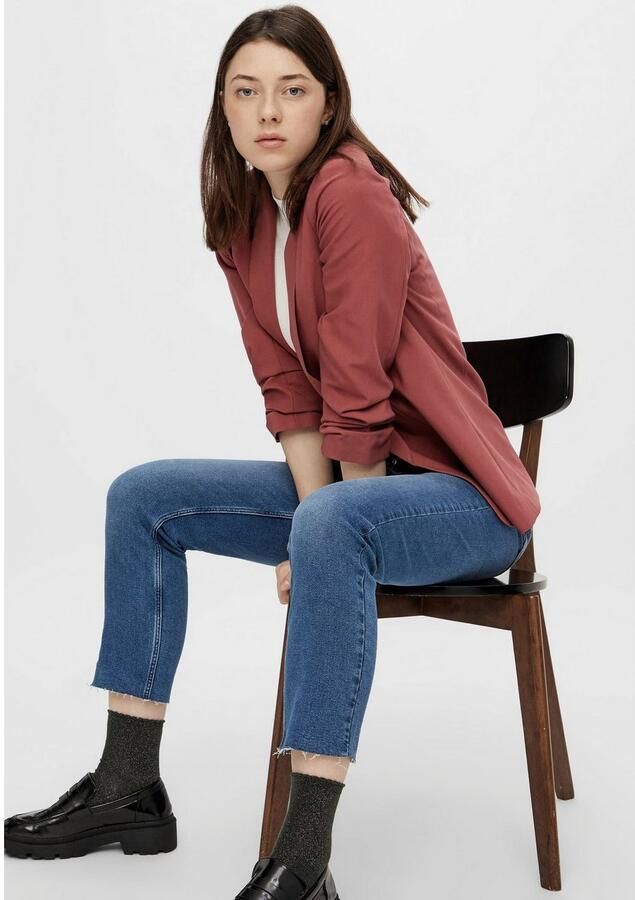 Pieces Blouseblazer PCBOSELLA 3 4 BLAZER NOOS met plooidetail op de mouw - Foto 3