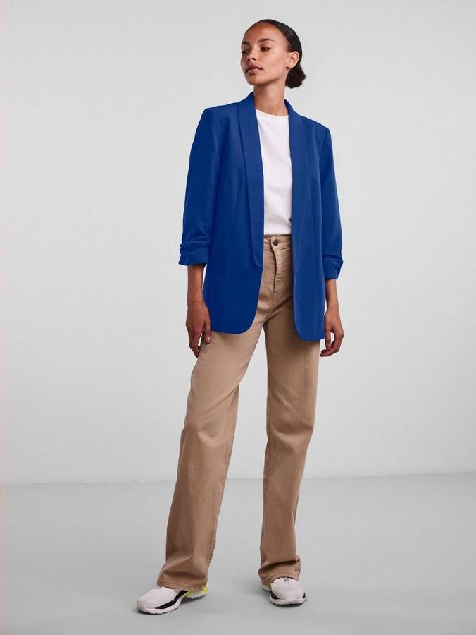 Pieces Blouseblazer PCBOSELLA 3 4 BLAZER NOOS met plooidetail op de mouw - Foto 2