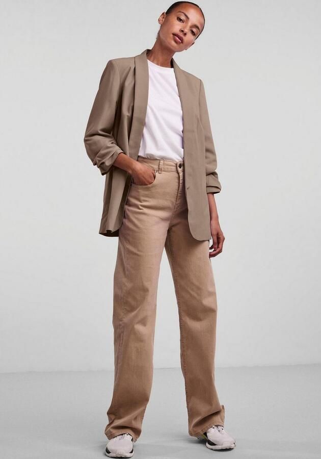 Pieces Blouseblazer PCBOSELLA 3 4 BLAZER NOOS met plooidetail op de mouw - Foto 2