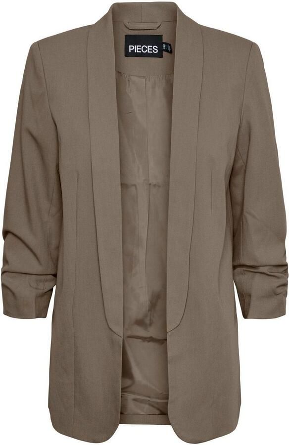 Pieces Blouseblazer PCBOSELLA 3 4 BLAZER NOOS met plooidetail op de mouw - Foto 4