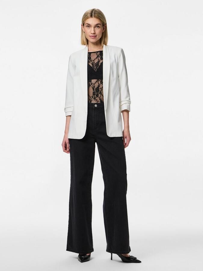 Pieces Blouseblazer PCBOSELLA 3 4 BLAZER NOOS met plooidetail op de mouw - Foto 8