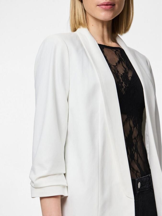 Pieces Blouseblazer PCBOSELLA 3 4 BLAZER NOOS met plooidetail op de mouw - Foto 5