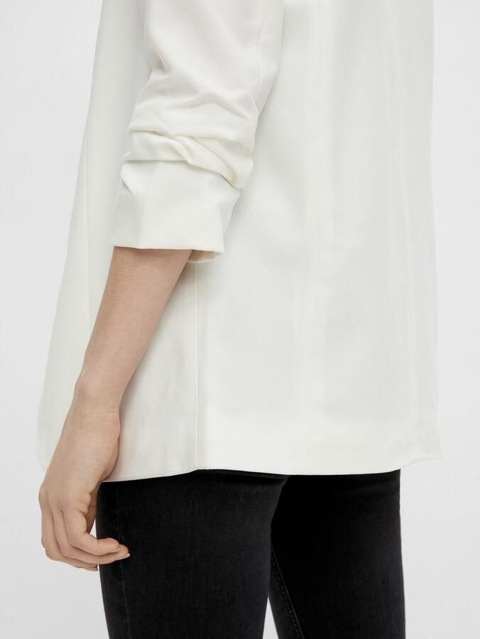 Pieces Blouseblazer PCBOSELLA 3 4 BLAZER NOOS met plooidetail op de mouw - Foto 6