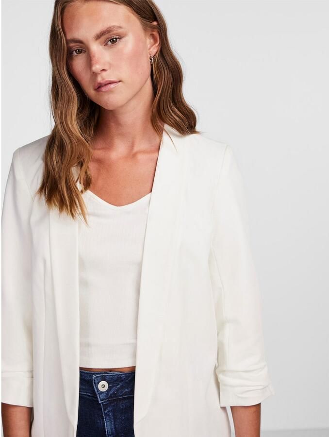 Pieces Blouseblazer PCBOSELLA 3 4 BLAZER NOOS met plooidetail op de mouw